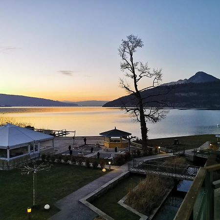 Lac Annecy Plage Privee, Duplex Baie Des Voiles Duingt Eksteriør bilde