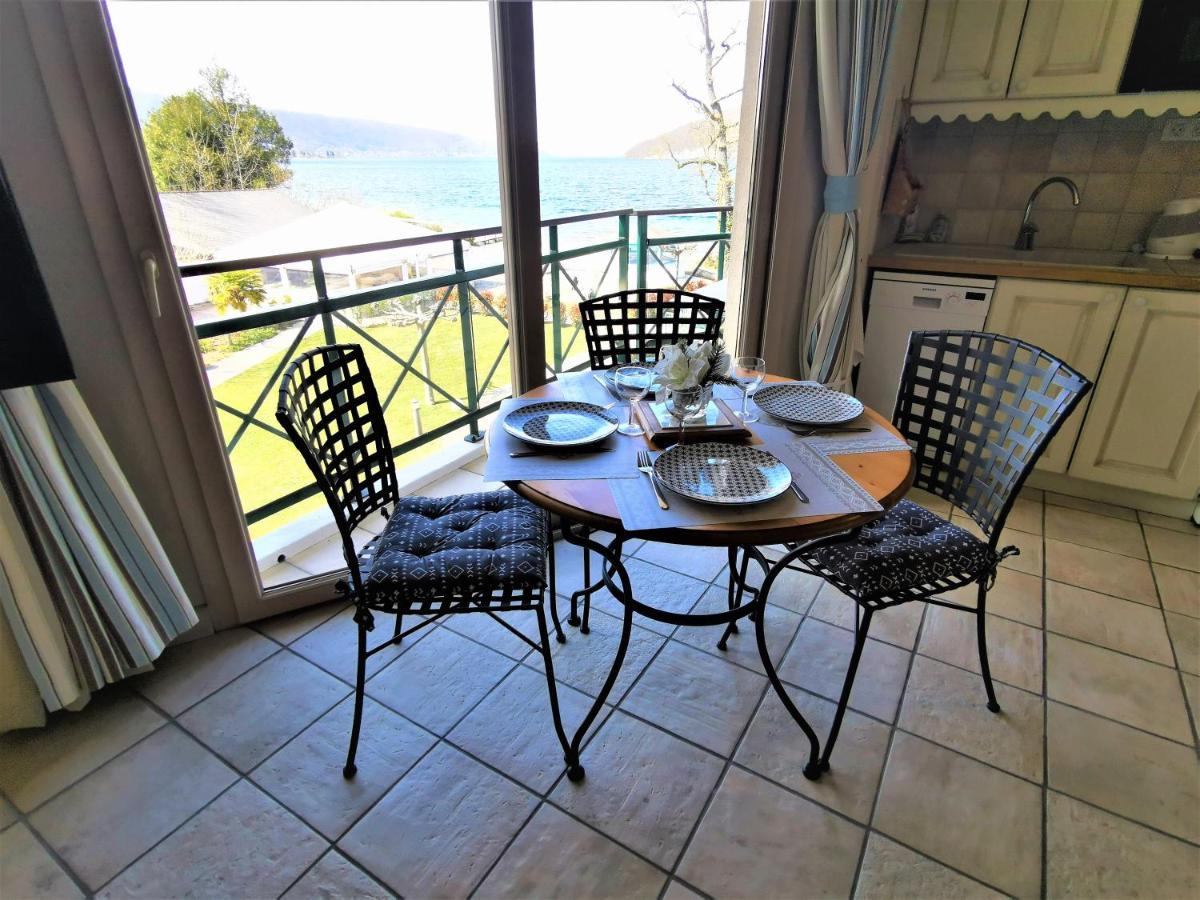Lac Annecy Plage Privee, Duplex Baie Des Voiles Duingt Eksteriør bilde