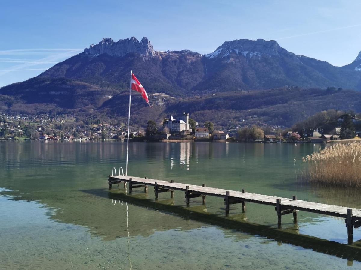 Lac Annecy Plage Privee, Duplex Baie Des Voiles Duingt Eksteriør bilde
