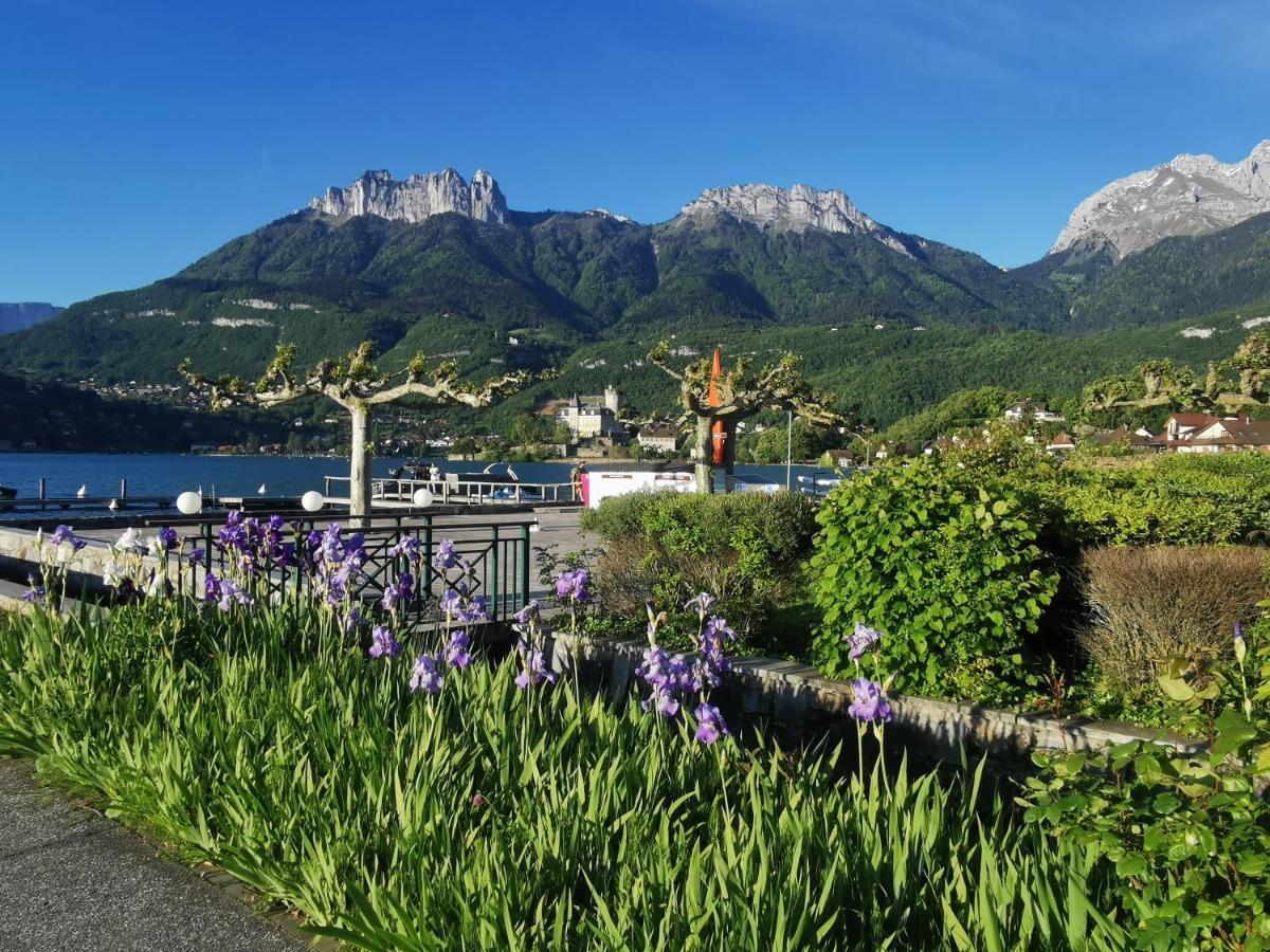 Lac Annecy Plage Privee, Duplex Baie Des Voiles Duingt Eksteriør bilde