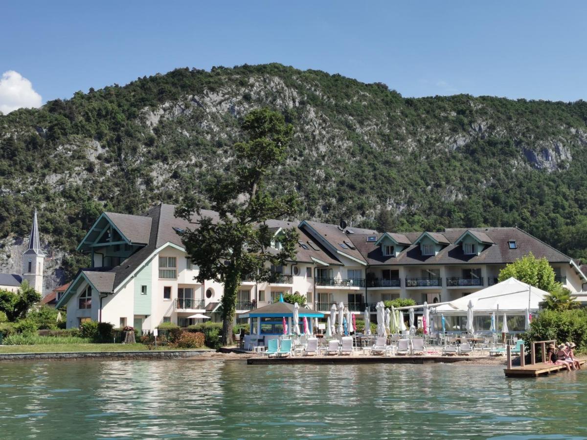 Lac Annecy Plage Privee, Duplex Baie Des Voiles Duingt Eksteriør bilde