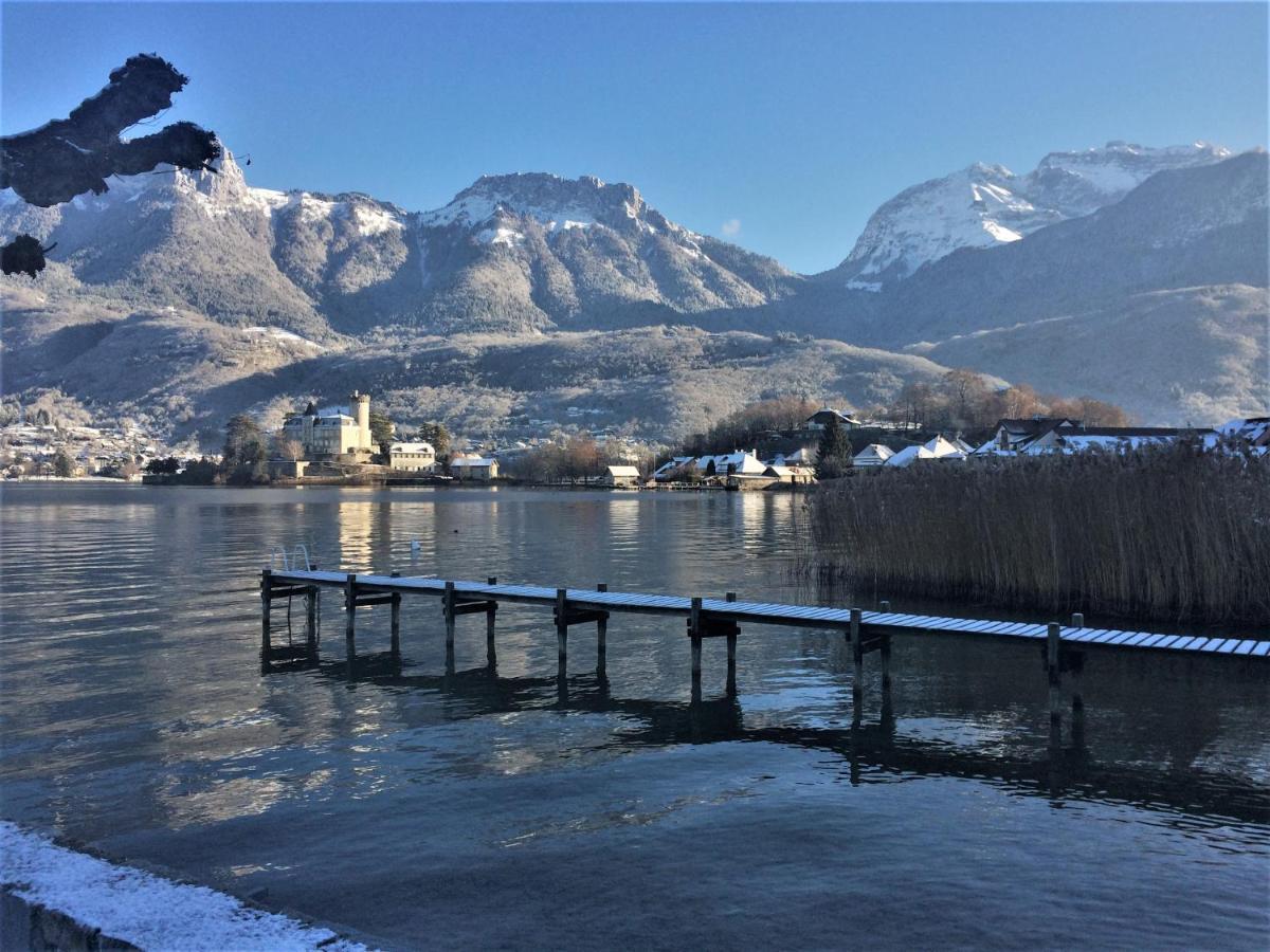 Lac Annecy Plage Privee, Duplex Baie Des Voiles Duingt Eksteriør bilde