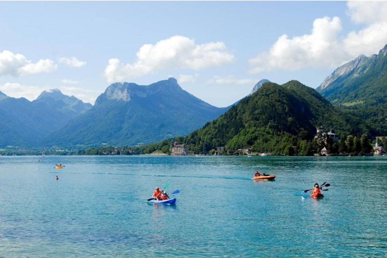 Lac Annecy Plage Privee, Duplex Baie Des Voiles Duingt Eksteriør bilde