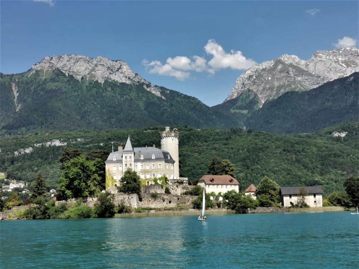 Lac Annecy Plage Privee, Duplex Baie Des Voiles Duingt Eksteriør bilde