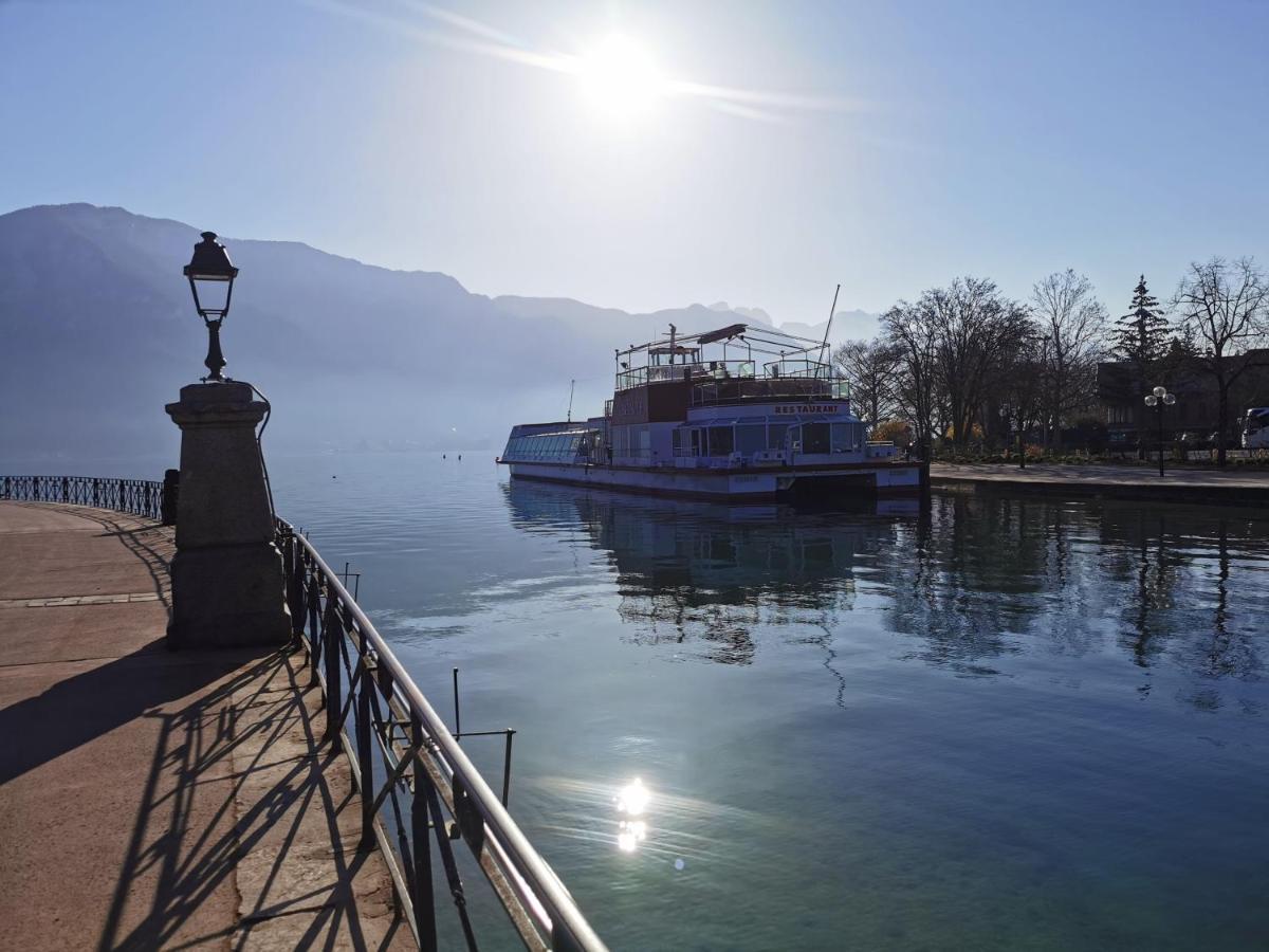 Lac Annecy Plage Privee, Duplex Baie Des Voiles Duingt Eksteriør bilde