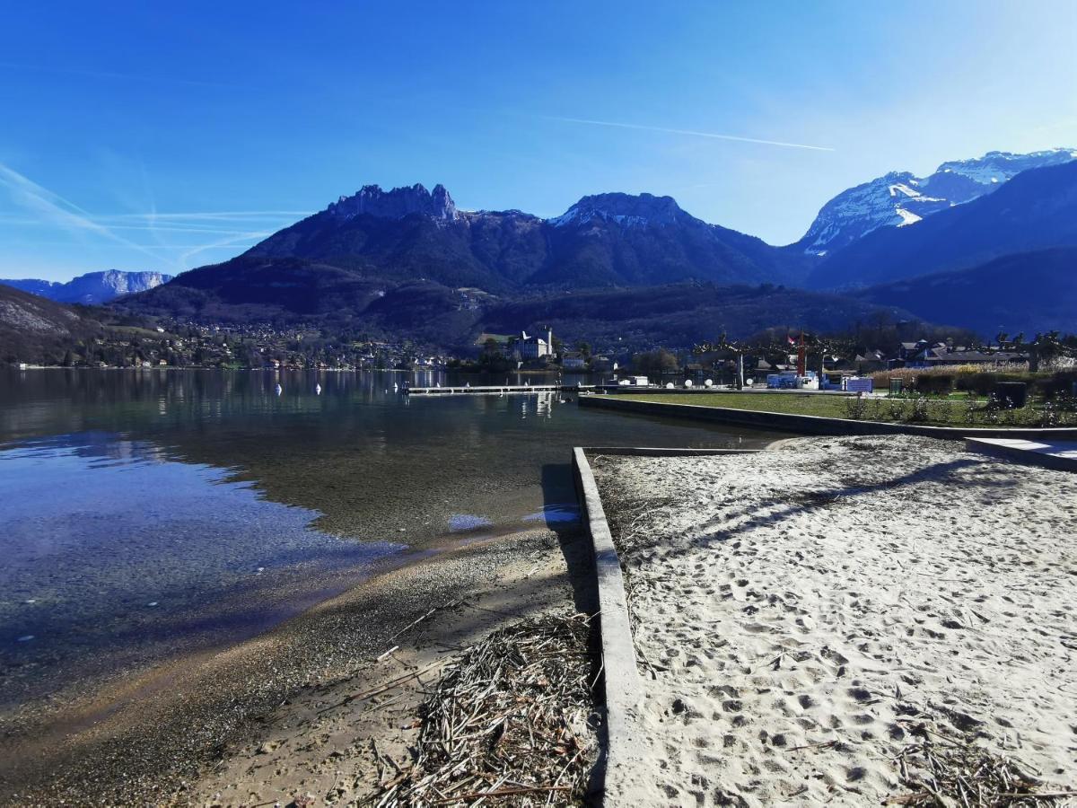 Lac Annecy Plage Privee, Duplex Baie Des Voiles Duingt Eksteriør bilde