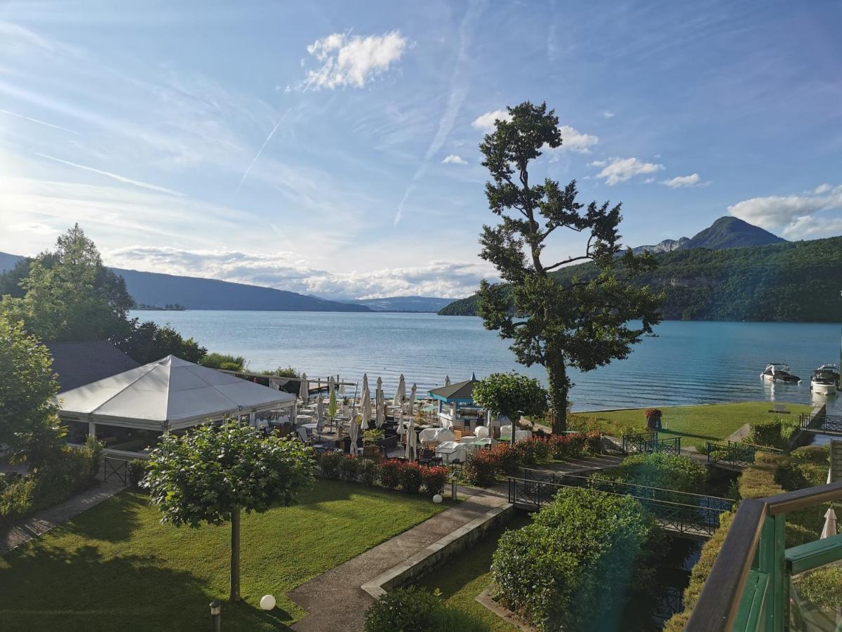 Lac Annecy Plage Privee, Duplex Baie Des Voiles Duingt Eksteriør bilde